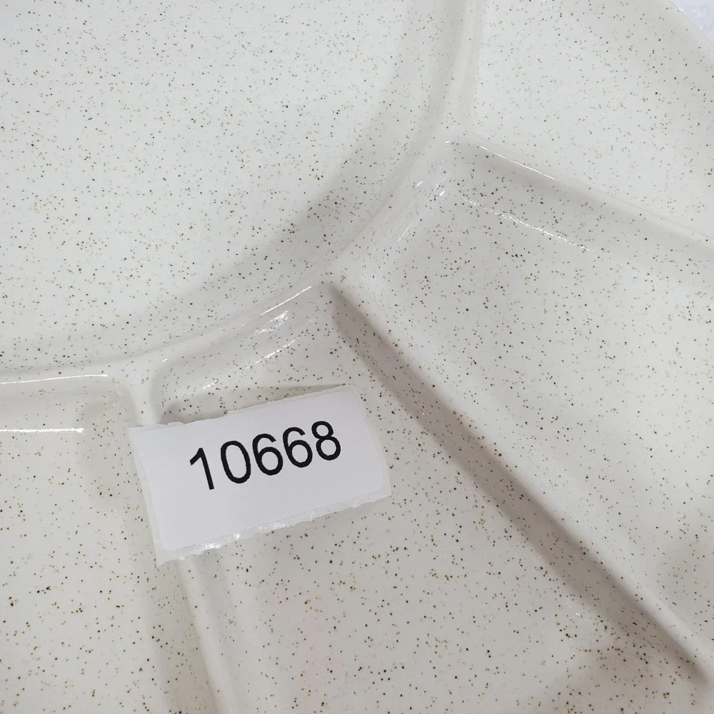 Pot Shop Boston 6 Mass Divided Grill Plates 10.25